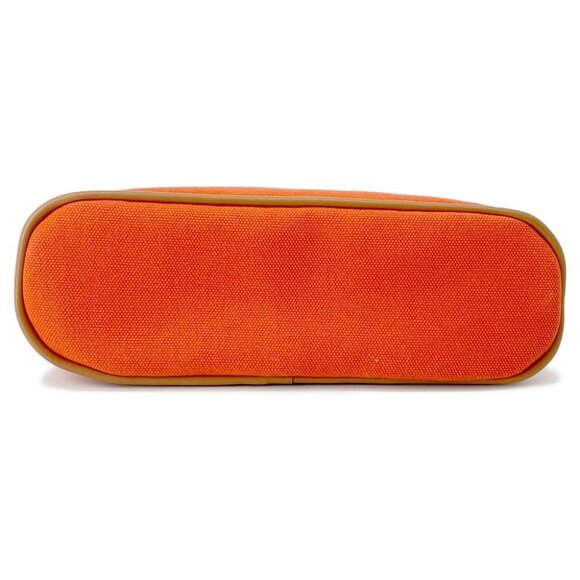HERMES Bolide Pouch Size Mini Canvas Orange - Picture 4 of 8